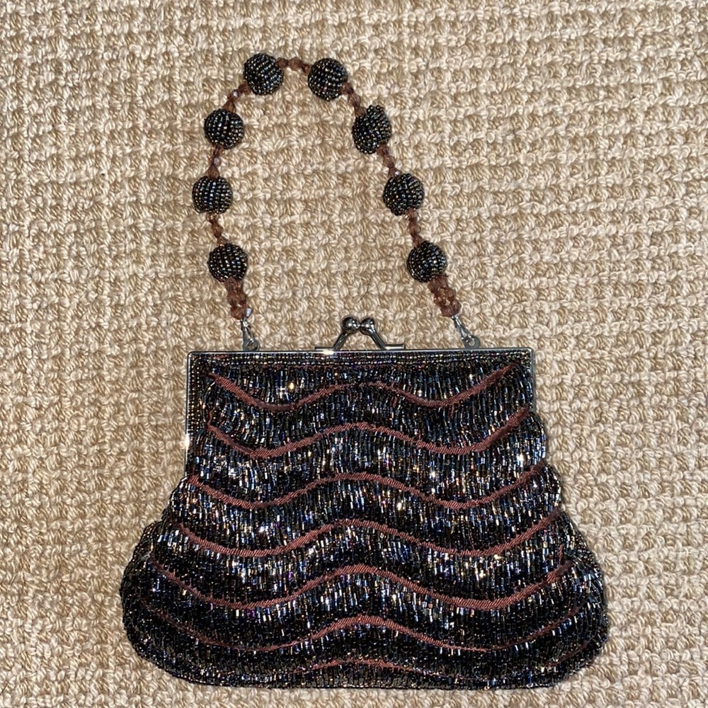 Jessica McClintock beaded clutch